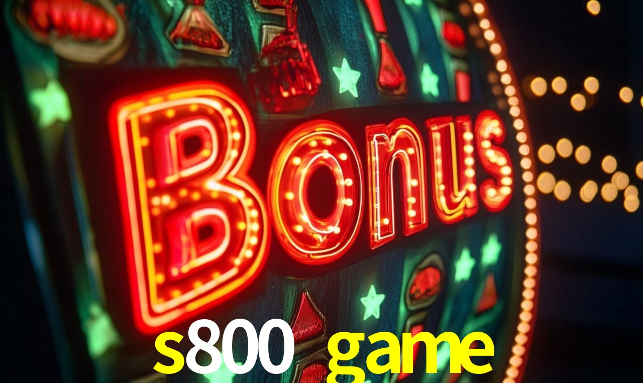 Bônus de Boas-vindas s800 game